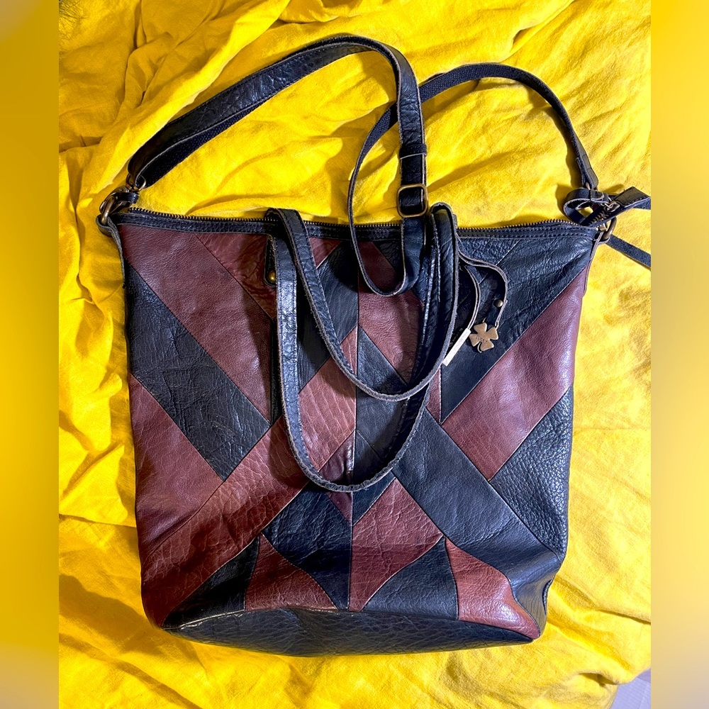 🍀LUCKY Brand Leather Tote